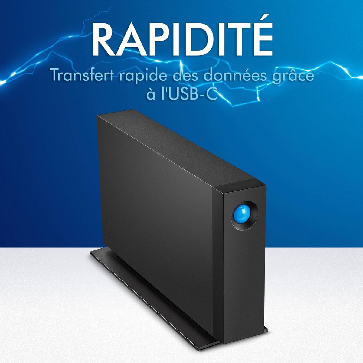 LaCie d2 Professional 10To, disque dur externe portable et de bureau HDD, pour PC Mac & iPad, Data Rescue Service (STHA10000800)