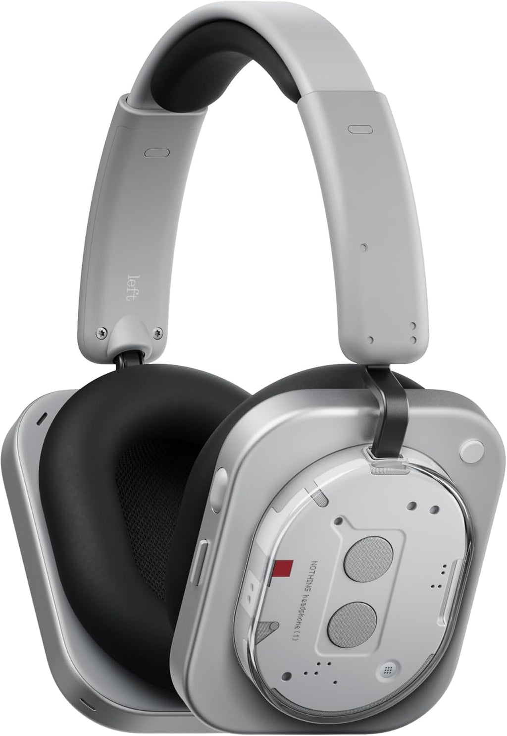 Nothing Headphone (1) Casque Circum-Aural sans Fil avec Réduction Active du Bruit, 80h Autonomie, Hi-Res, Audio Spatial, Résistant à l’Eau – Blanc
