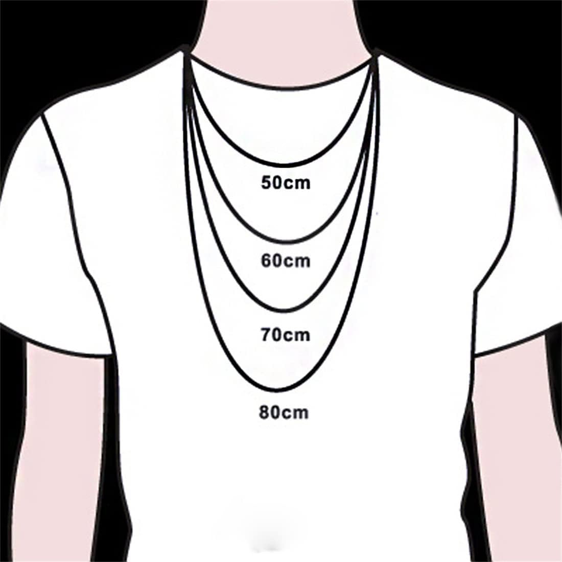 VOYADE Collier De Chaîne Byzantine En Argent Sterling Pour Homme, Bijoux Hip Hop En Argent Sterling 925 De Style Italien.,Silver 50cm,4mm thick