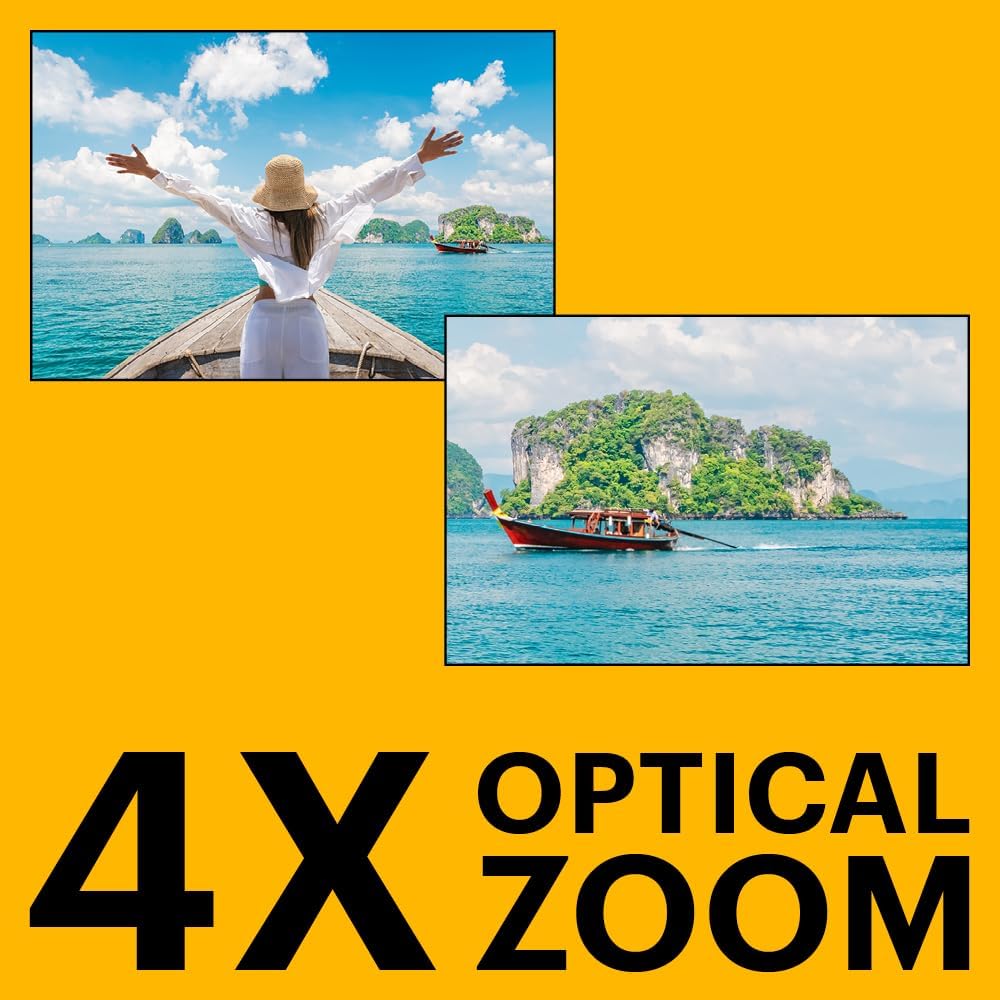KODAK Pixpro Pack WPZ2 + 1 Carte SD Compact 16M Pixels, étanche à 15m, Anti-Choc, Video 720p, Ecran LCD 2,7 - Batterie Li-ION - Jaune