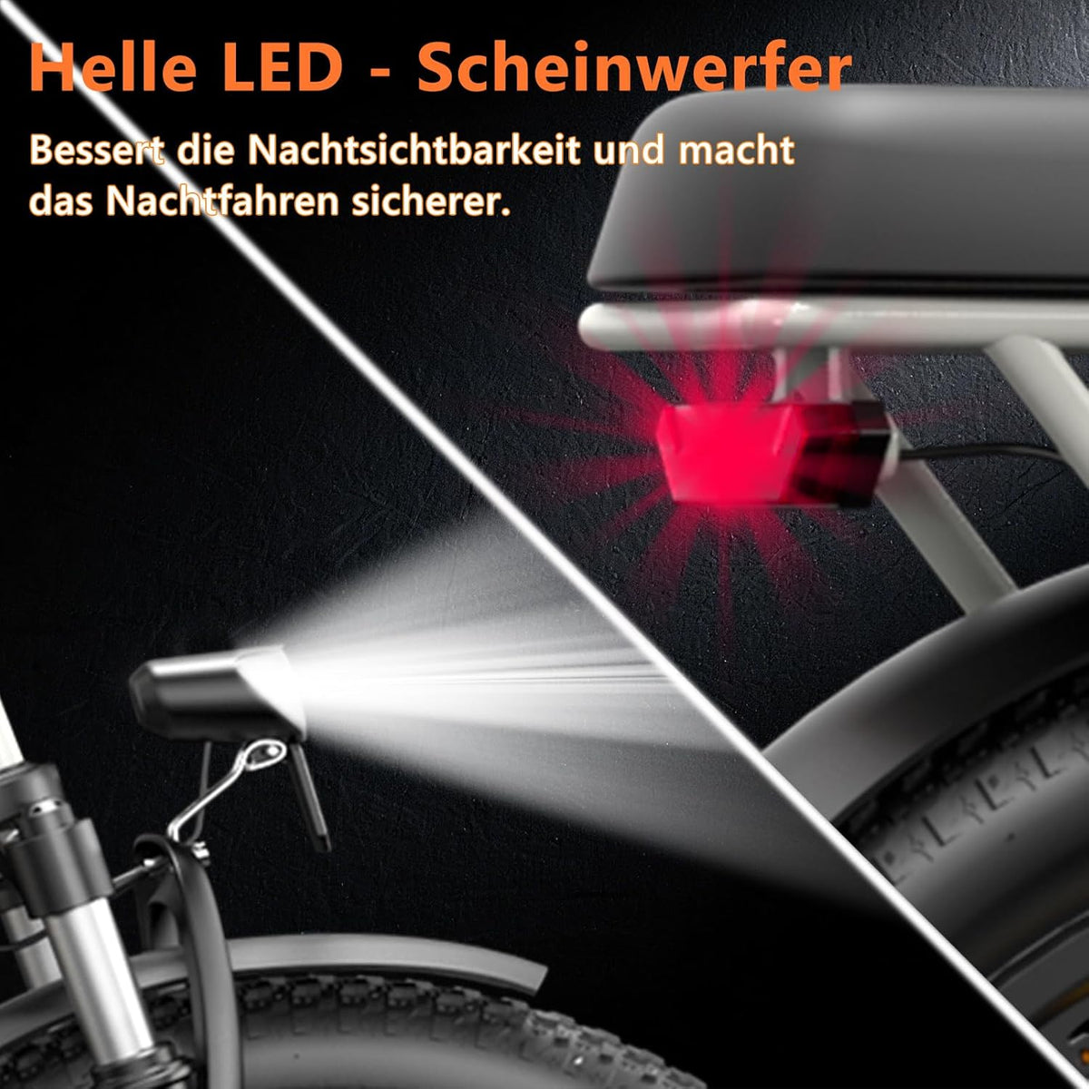 TIGUOWISH Vélo électrique C16 noir pour homme adulte, vélo d'équilibre électrique, 48 V 16 Ah, batterie amovible, vélo électrique pliable.