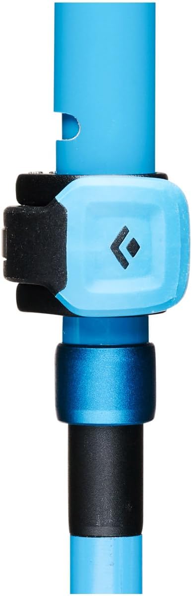Black Diamond Distance Carbon FLZ Paire de bâtons de randonnée Pliables Ultra légers en Fibre de Carbone Longueur réglable Ciel désert 125 cm