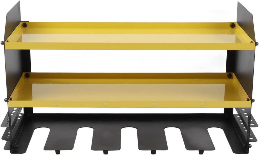 Gucagle Organisateur d'outils électriques, support mural robuste pour outils de garage, étagère de rangement, support de perceuse pour atelier, hangar en acier estampé, capacité de 35 lb