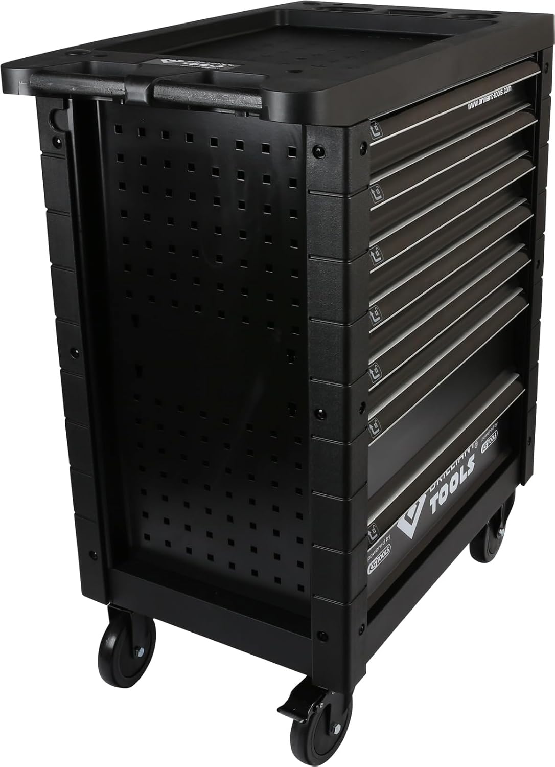 BRILLIANT TOOLS BT152900 Chariot d'atelier avec 7 tiroirs, vide Powered by KS TOOLS