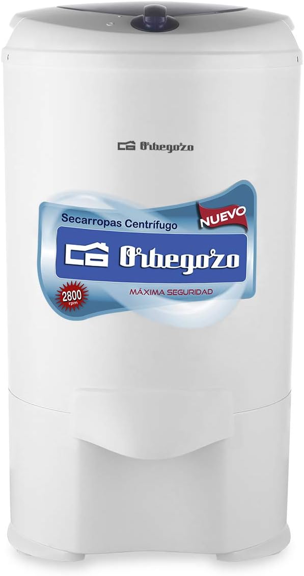 Orbegozo SC 4600 - Essoreuse à linge, tambour en acier inoxydable, capacité de 5,2 kg