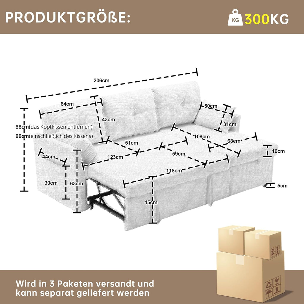 Canapé d'angle Convertible avec sièges de Rangement et Poches accoudoirs,Canapé Convertible avec Forme des Rayures,canapé 3 Places,canapé lit, Velours (Gris foncé)
