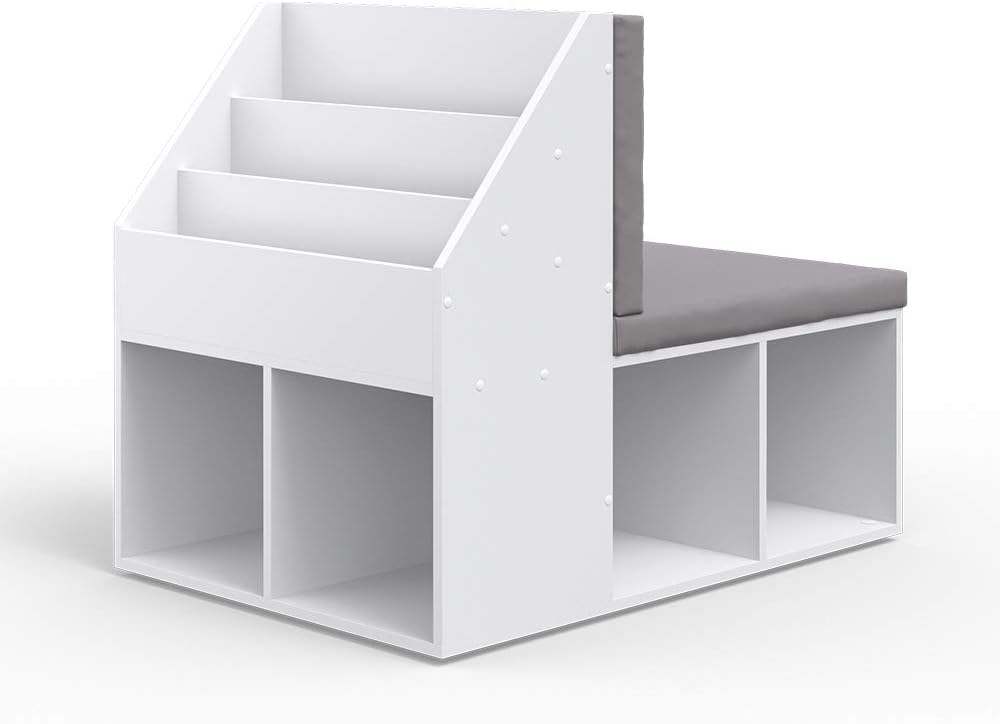 Vicco bibliothèque Enfant Onix, Blanc, 97.1 x 78.4 cm