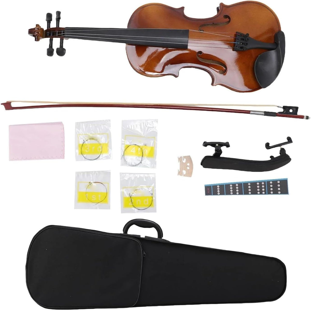 violon L'ensemble de violon 4/4 comprend un accordeur et convient aux débutants