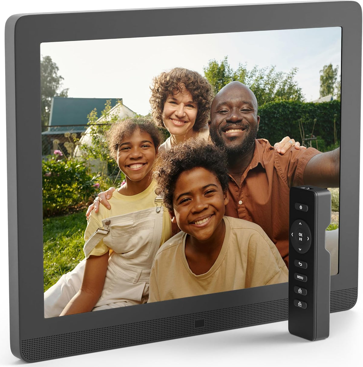 Pix Star Cadre Photo Numérique WiFi, USB - Écran IPS 15 Pouces - Cadeau > Famille - Album Photo Numérique