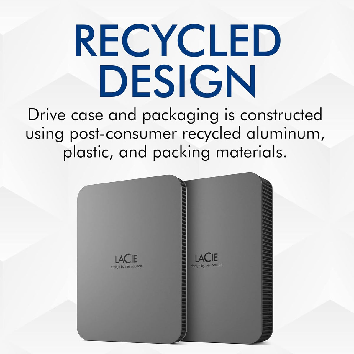 LaCie Mobile Drive 5To disque dur externe portable, USB-C 3.2, PC Mac iPad & iPhone, Adobe, Data Rescue Service (STLR5000400)