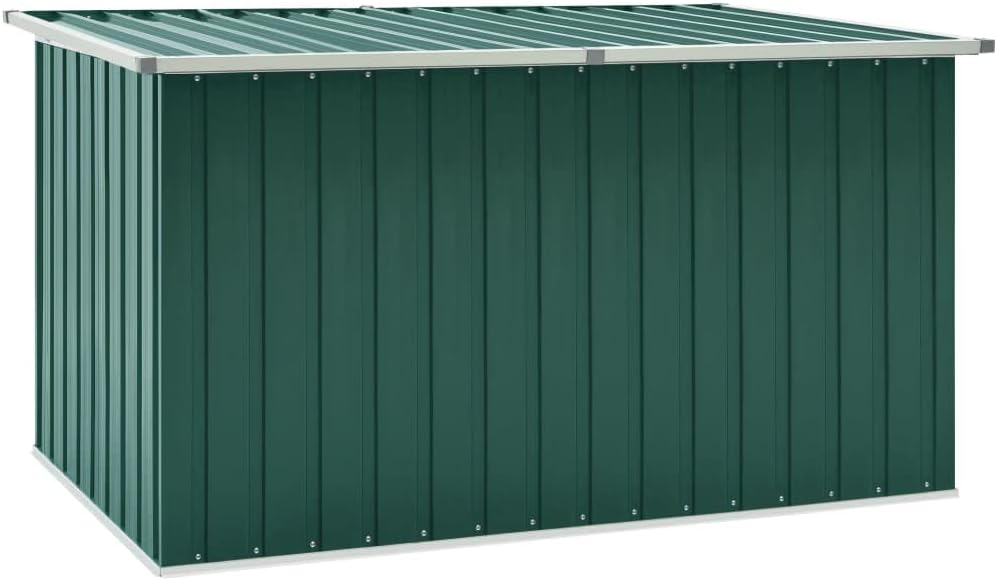 Homiuse Coffre de Rangement Extérieur 171x99x93 cm - Abri de Jardin en Acier Vert - Boîte de Stockage pour Extérieur