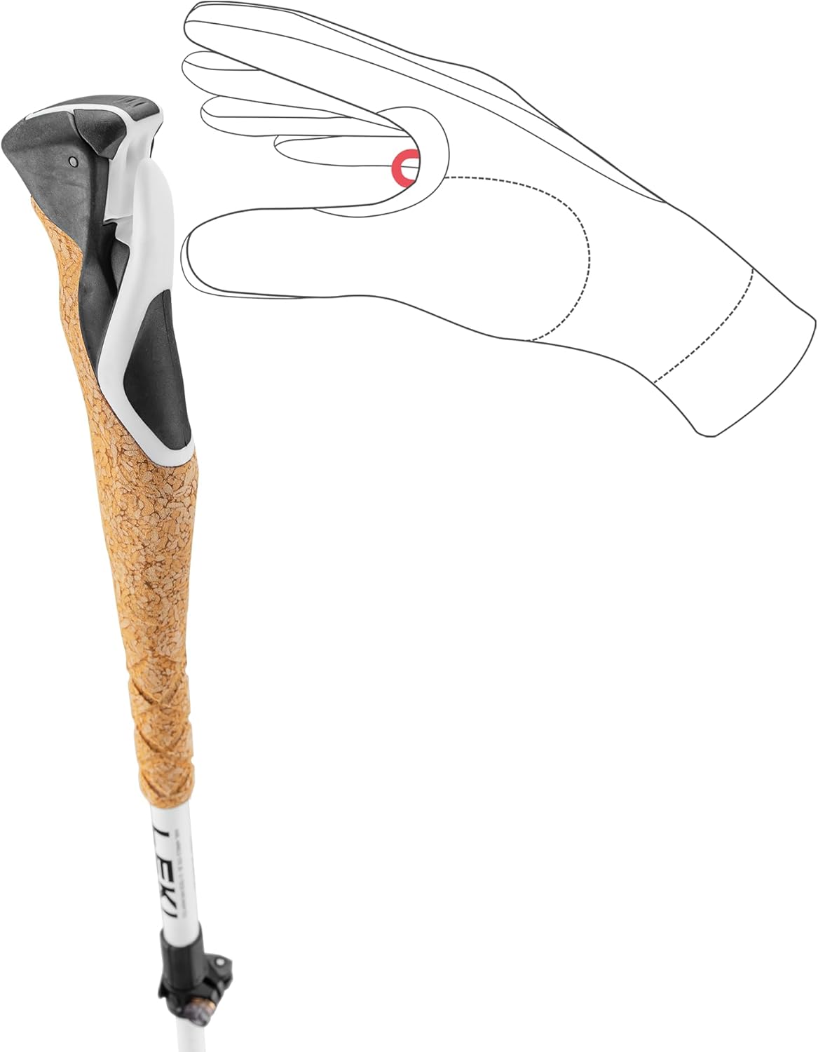 LEKI Cross Trail FX Superlite Cinnamon