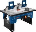 BOSCH Table de défonceuse portable RA1141 de 66 cm x 40,6 cm en MDF laminé avec port de tuyau d'aspiration de 6,3 cm