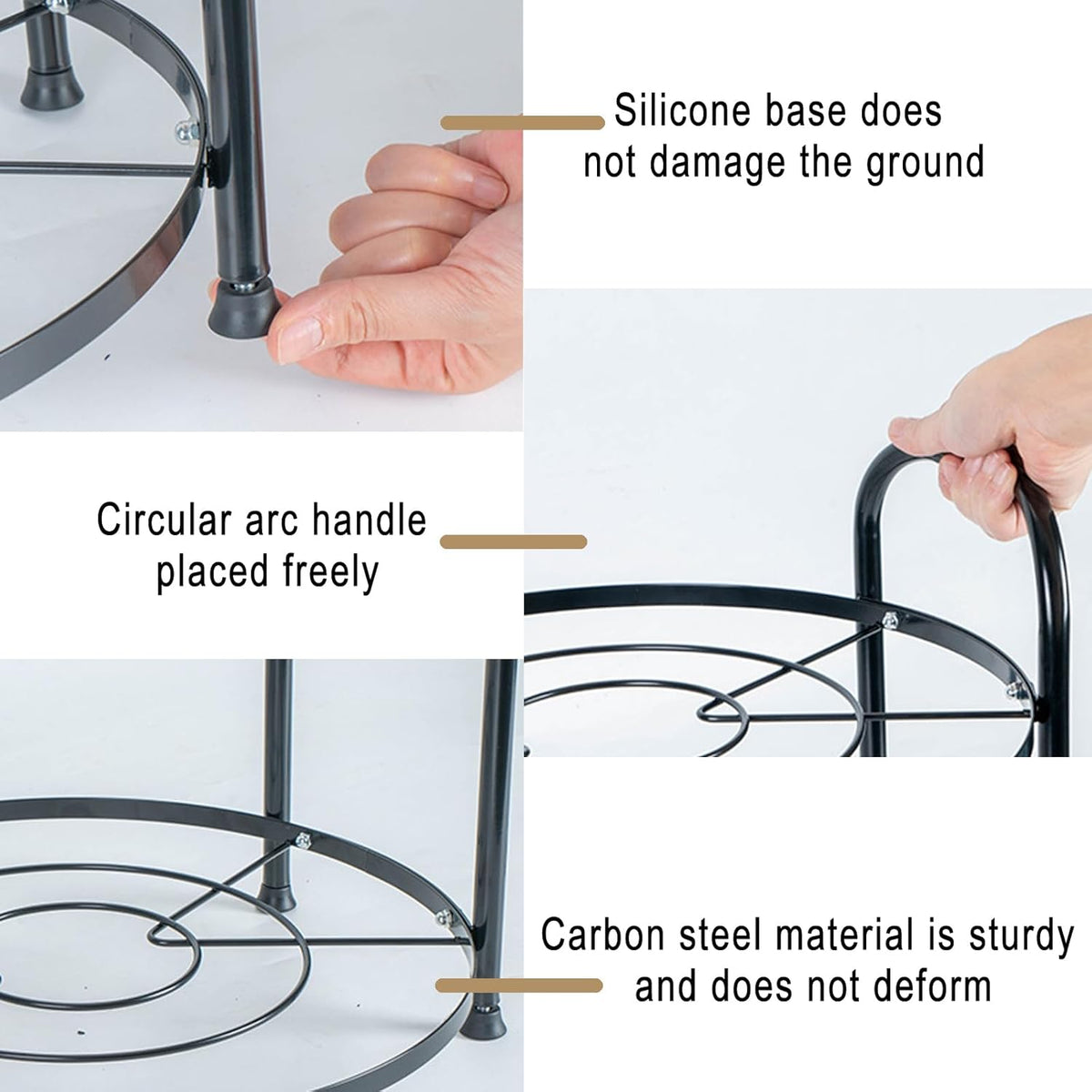 Organisateur de casseroles Gain de Place - Support de Rangement pour casseroles et poêles - Rangement Efficace pour Une Cuisine Parfaitement organisée