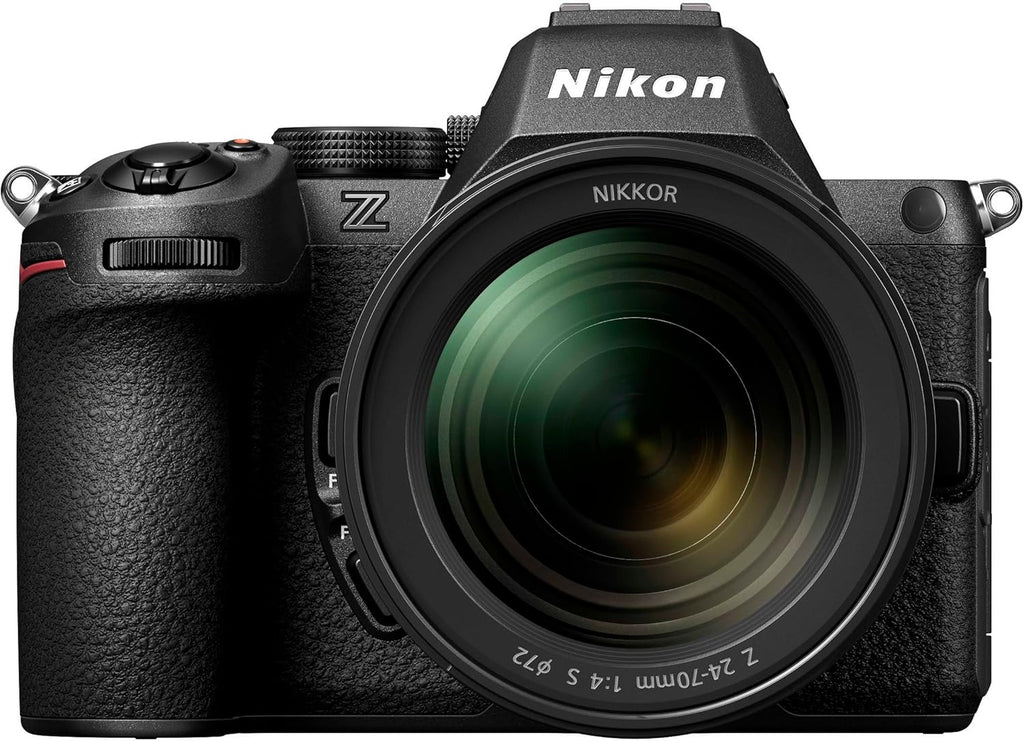 Nikon KIT Z 5II + Z 24/70mm f/4, Appareil Photo Numérique Hybride Plein Format (24,5 MP, 4K/30p, Rafale 14 i/s en RAW ou 30 i/s en JPEG, stabilisation du capteur sur 5 Axes, Double Slots SD