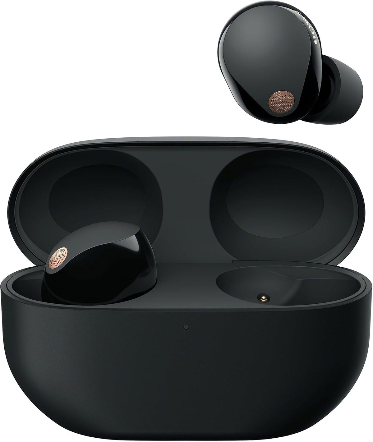 WF-1000XM5 écouteurs sans Fil à réduction de Bruit, Bluetooth, Intra-Auriculaires avec Micro, 36 Heures d'autonomie, Charge Rapide, IPX4, Compatible iOS et Android - Noir
