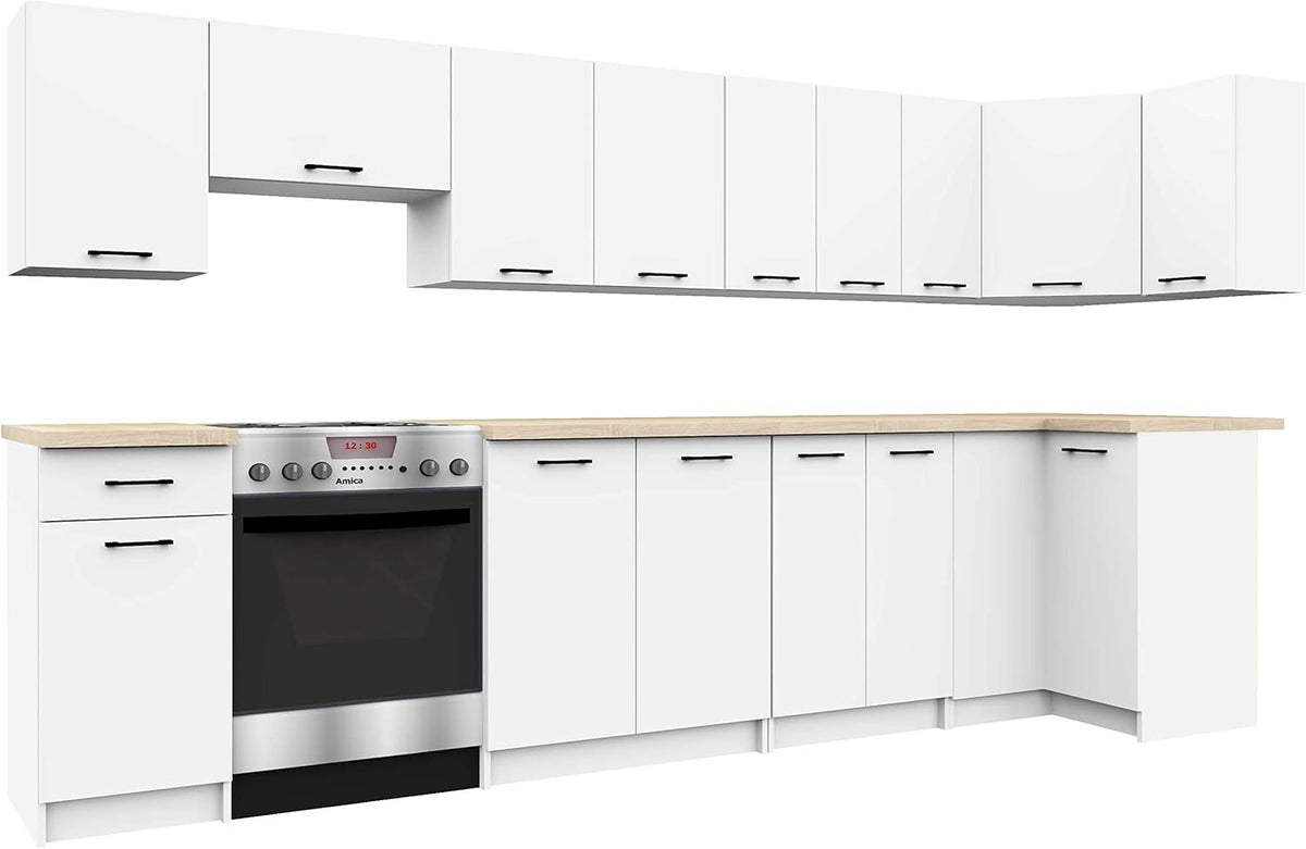 AKORD Armoires de Cuisine Olive Spacieux Robuste pour Tout Design pour Une Petite Cuisine pour Une kitchenette dans Le Cadre d'un Ensemble