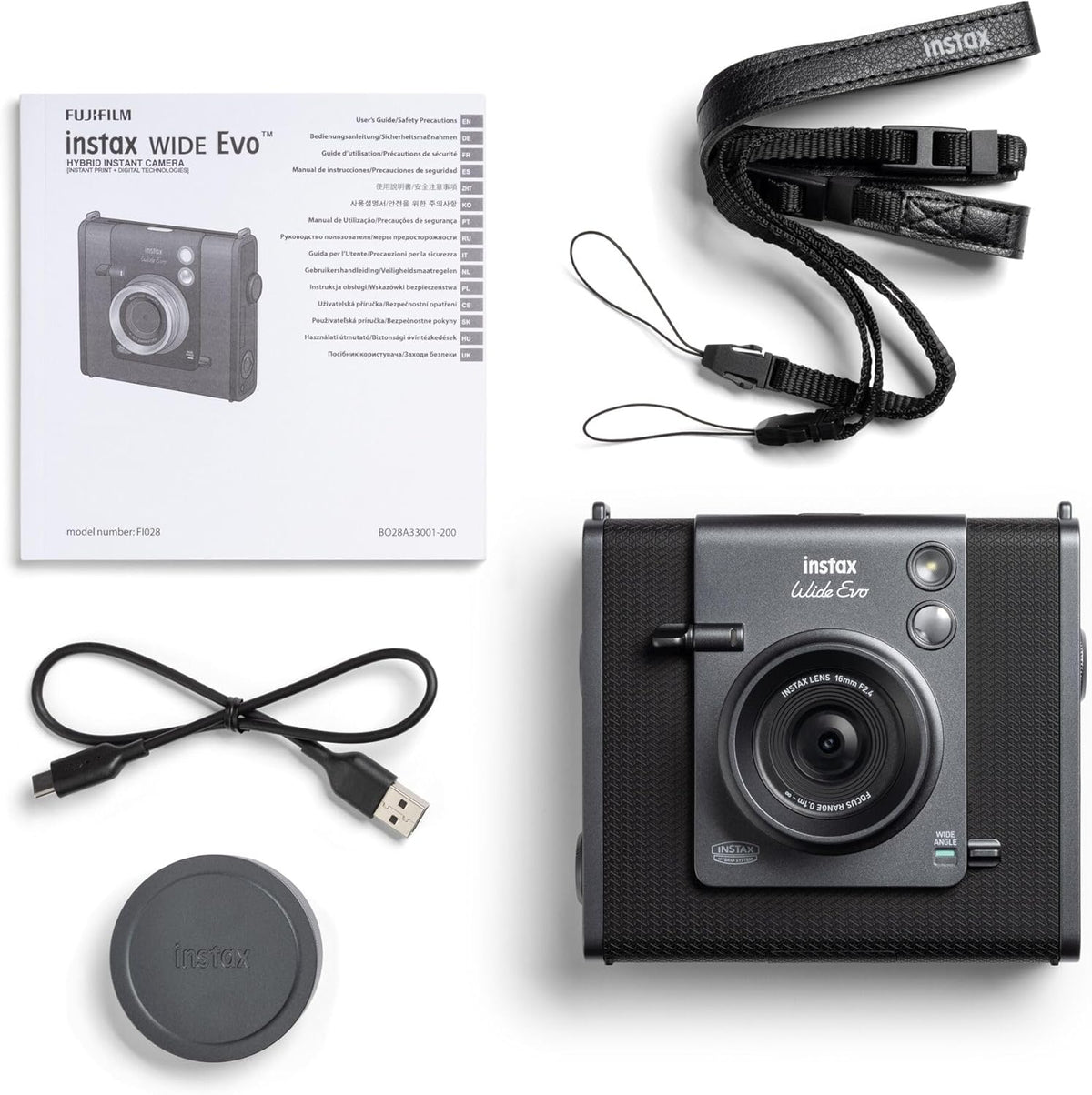 INSTAX Wide Evo Appareil Photo et imprimante instantanée 2-en-1