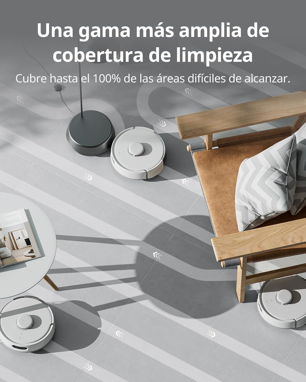 SwitchBot K10+ Pro Aspirateur Robot avec Vidange Automatique pour 90 Jours, Mini Aspirateur Robotisé Silencieux avec Une Puissance d'Aspiration Élevée, Compatible avec Alexa/Siri, WiFi 2,4 GHz