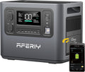 AFERIY Generateur Electrique Portable 2400W, Battetie Nomade 2048Wh, Station Electrique Portable Charge Rapide en 1.5H, 220-240V, UPS, Générateur Solaire pour Camping-car/Maison/Bureau, Garantie 7 Ans