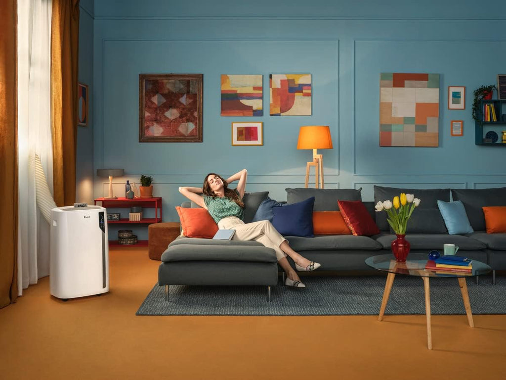De'Longhi Pinguino PAC EL110 ERF Climatiseur mobile, fonction déshumidificateur, Classe énergétique A, Compatible Alexa et Google Assistant, Wifi