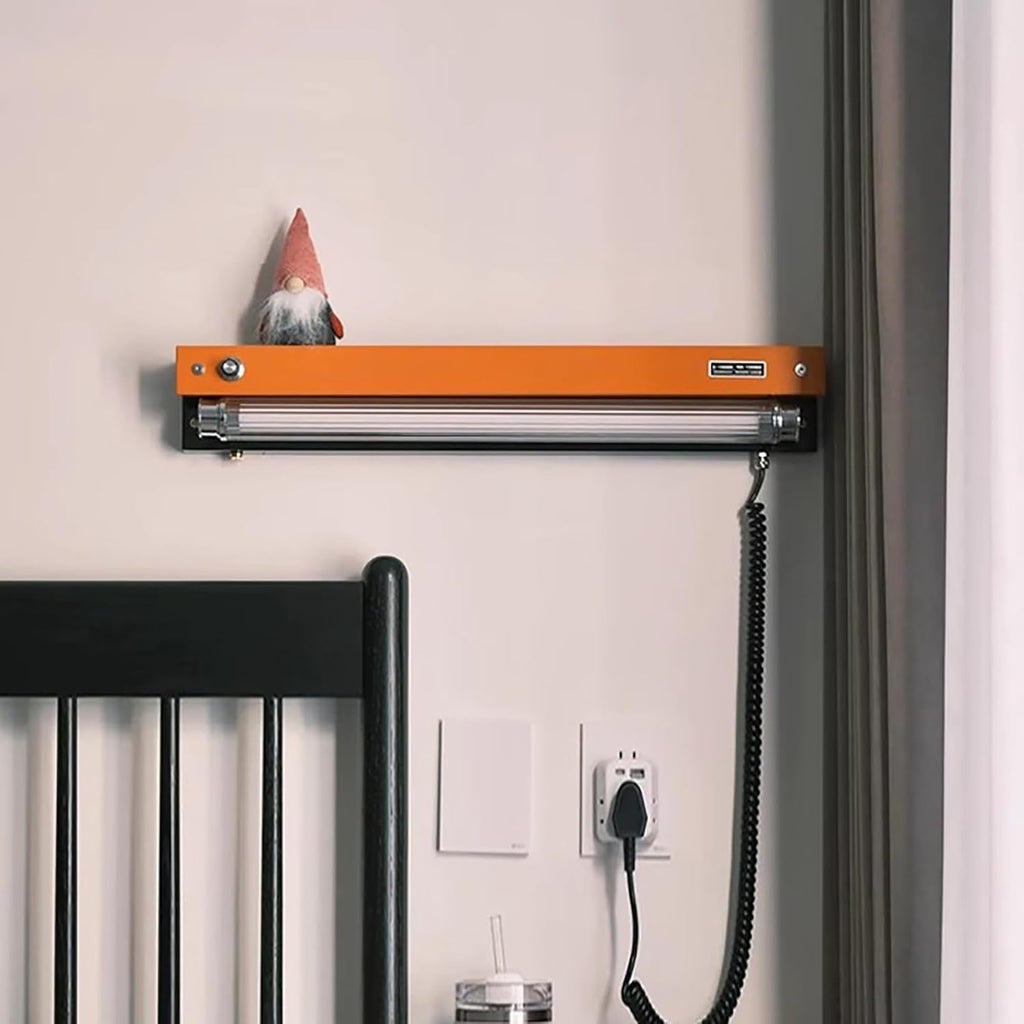 Lampe de coiffeuse de style rétro avec bouton à intensité variable, éclairage de salle de bain nostalgique pour miroir, solution élégante