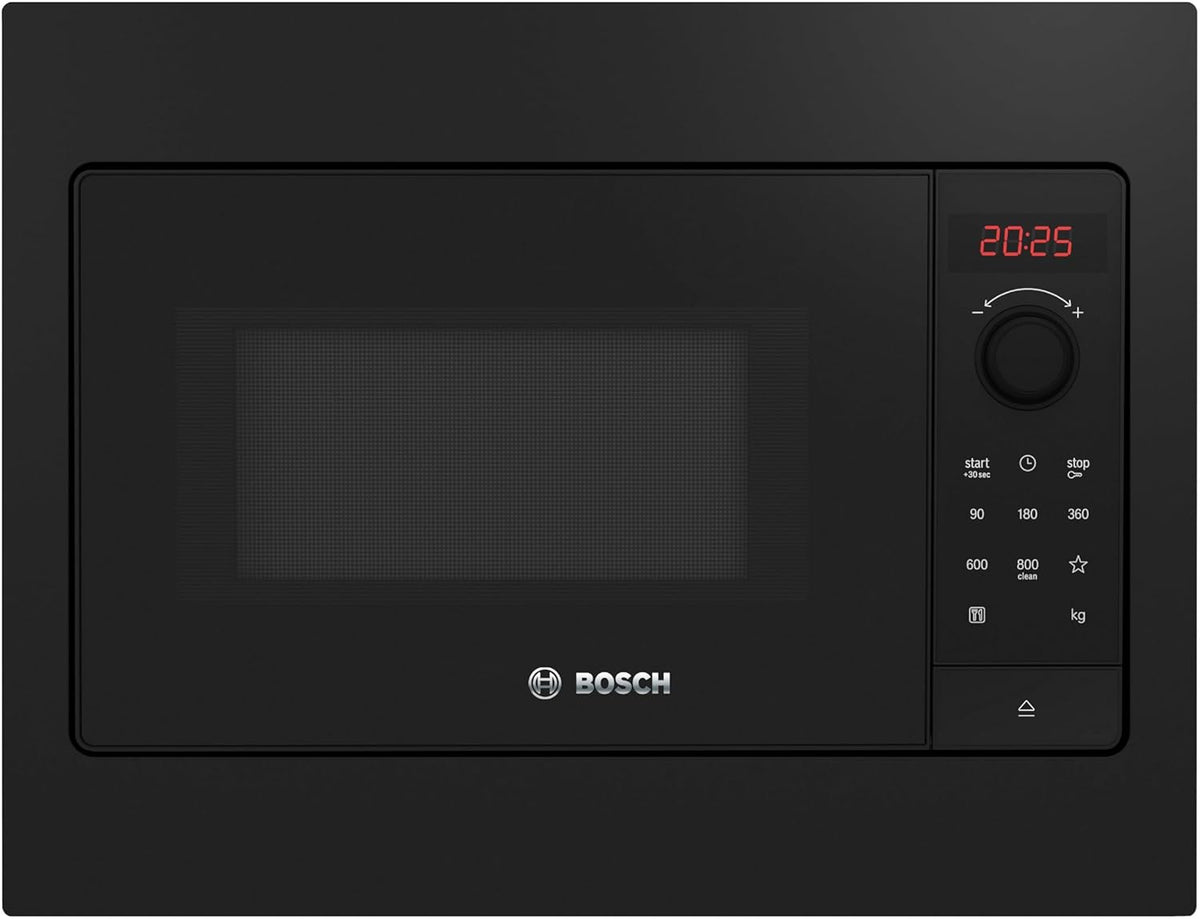 Bosch BFL523MB4, Série 2, Micro-ondes encastrable, 50 x 38 cm, 20 Litres, Noir