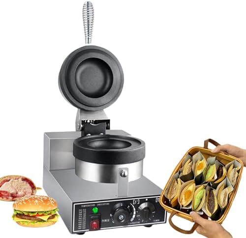 Machine à hamburger électrique, presse à hamburger antiadhésive et sorbetière, presse à panini commerciale 1200 W, machine à sandwich pour usage domestique et commercial, 110 V