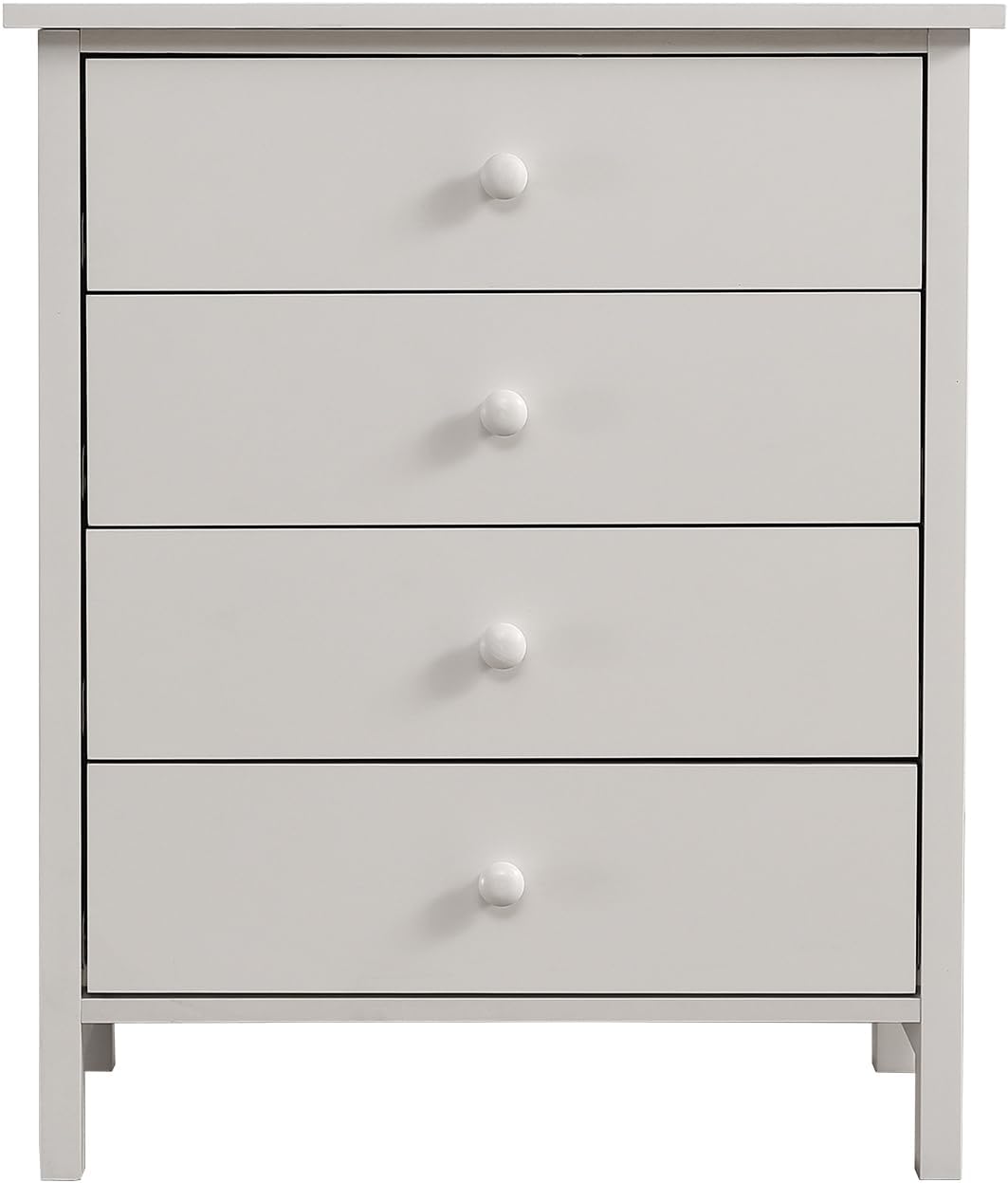 I0I&I0I Ensemble de chambre complète, design moderne, lit en bois, table de chevet et commode, 140 x 200 cm, lit double, fonction de rangement, table de chevet avec 2 tiroirs et 1 compartiment, blanc
