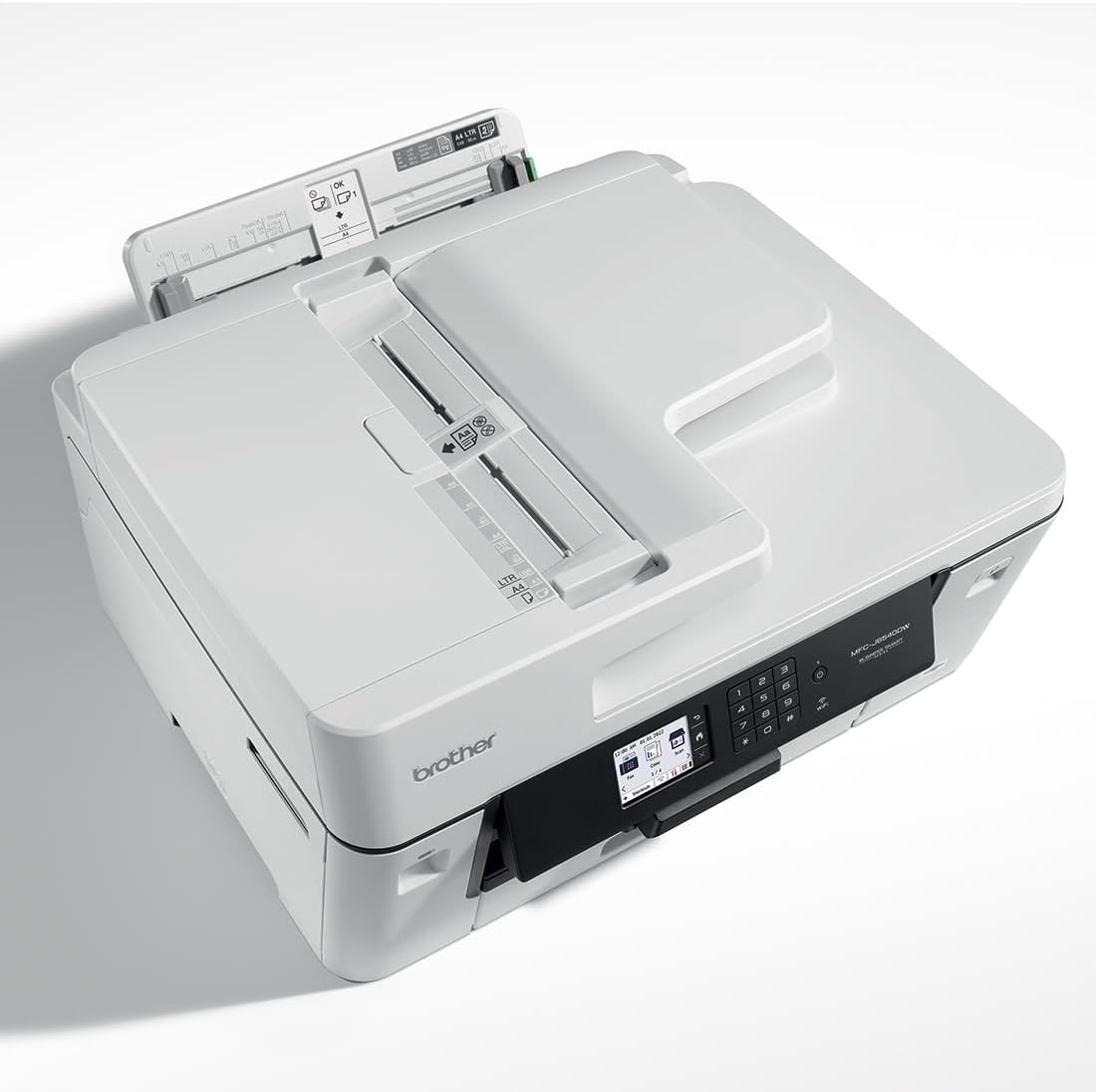 Brother MFC-J6540DW - Imprimante Multifonction 4 en 1 (Impression/Copie/Scan/Fax) - Jet d'encre Couleur - A4/A3 - Bacs de 250 Feuilles - Wifi Direct