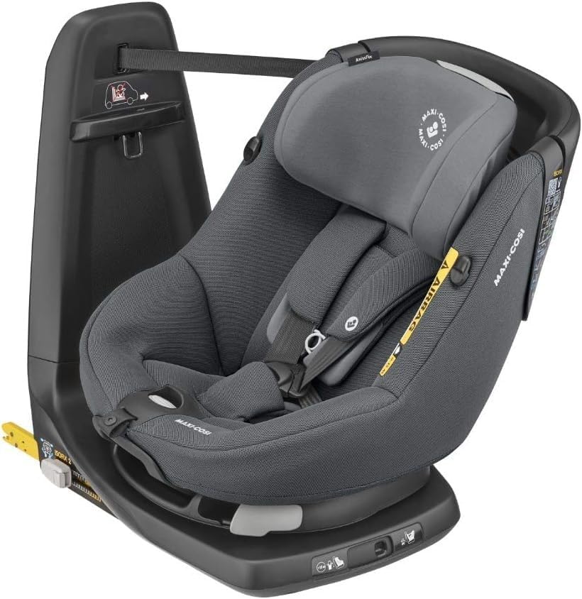 Maxi-Cosi AxissFix i-Size, Siège Auto Pivotant pour Petit, ISOFIX, de 4 mois à 4 ans (9-18kg), 61-105 cm, Authentic Graphite