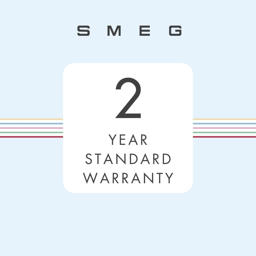 Smeg TSF01CRUK Grille-pain 2 tranches 950 W Crème (Acier, boutons rotatifs, 950 W, 220-240 V)