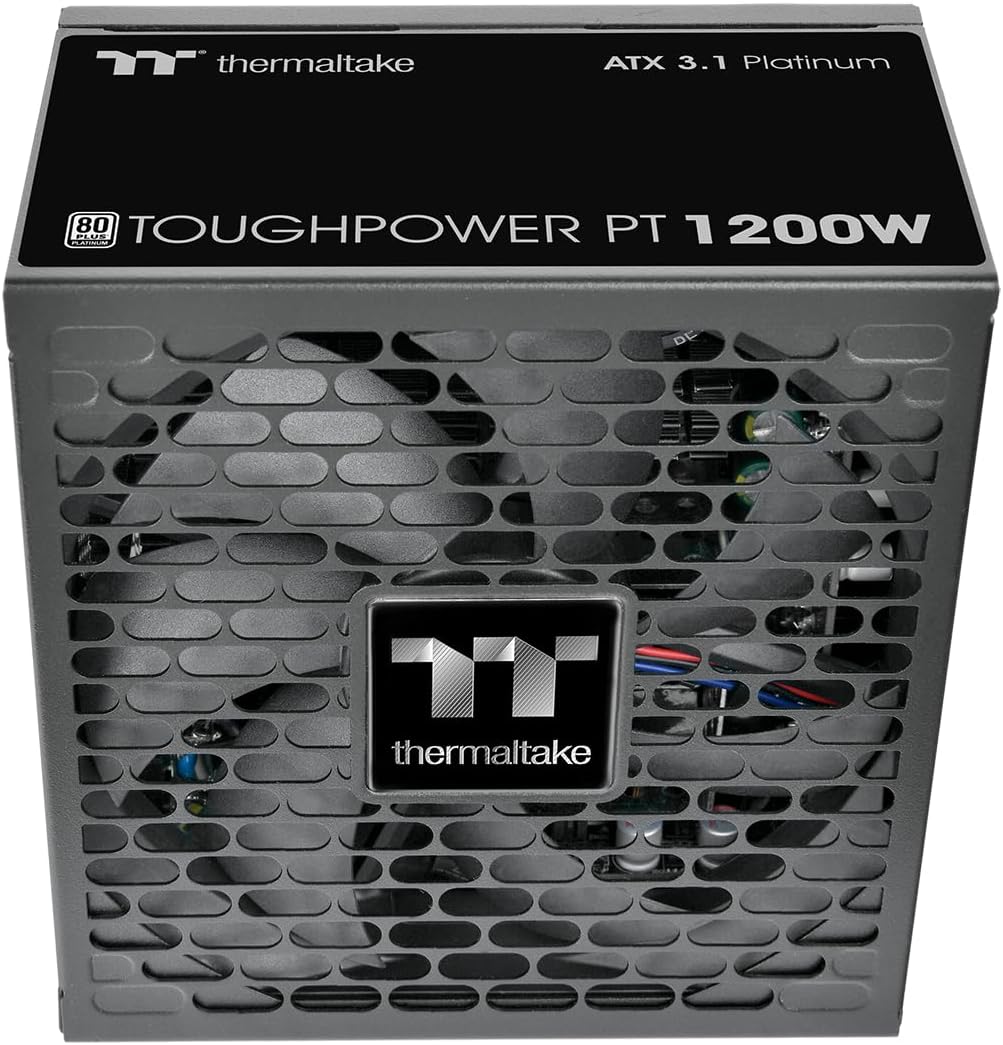 Thermaltake Toughpower PT 1200W | ATX 3.1 | PCIe 5.1 | 80Plus Platinum | Bloc d’Alimentation modulaire | Noir