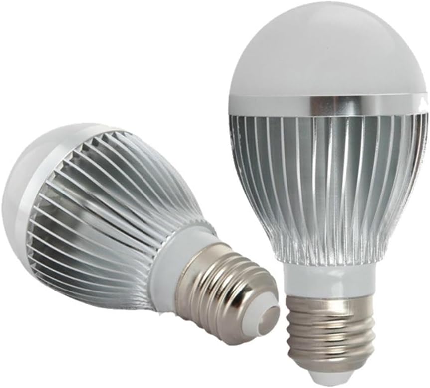 XYAL Ampoules, Paquet de 20, ampoule LED en aluminium E27 AC220V, ampoule domestique 3W/5W/7W/9W/12W/15W/18W, ampoule d'intérieur domestique(Cool White,35W)