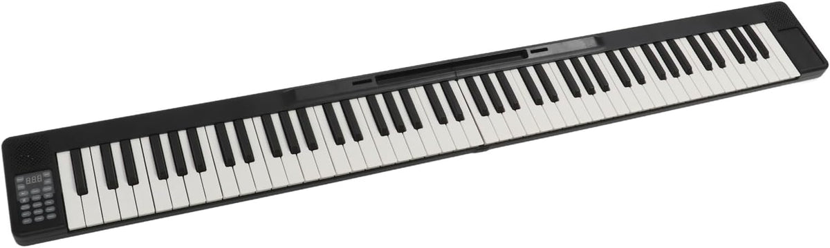 KIMISS Clavier de Piano Pliable Portable à 88 Touches pour Débutants – Orgue électronique Multifonctionnel avec Haut-parleur et Sac de Rangement