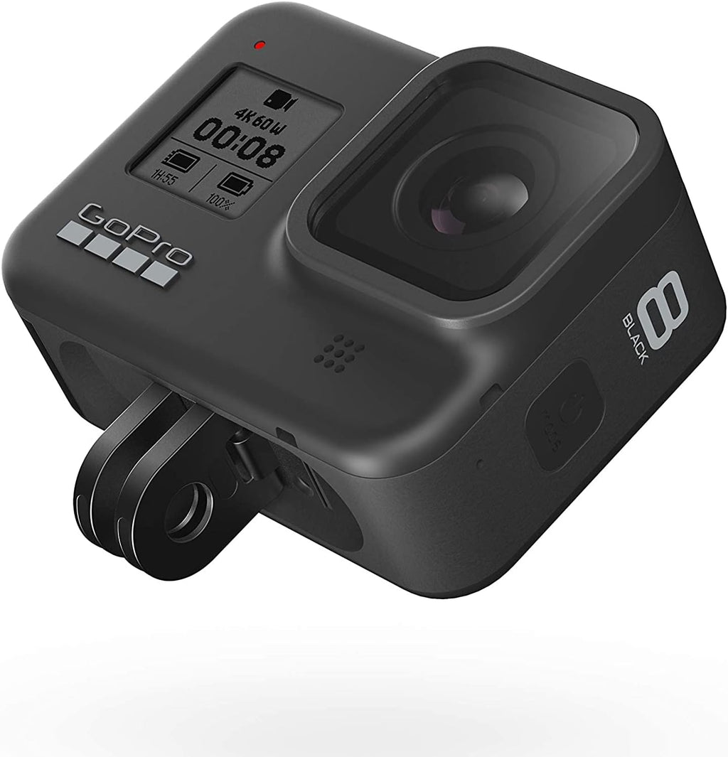 GoPro HERO8 Caméra Numérique Embarquée Étanche avec Écran Tactile, Vidéo HD 4K, Photos 12 MP, Diffusion en Direct et Stabilisation Intégrée