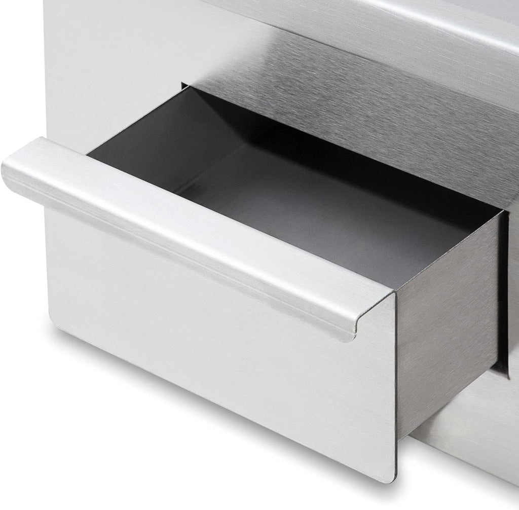 vertes Plancha Électrique Professionnelle 4400W en Acier Inoxydable Surface de Gril avec Rainures 74x41cm, 2x Thermostat, 2x Température 50-300C, Protection Contre les Éclaboussures