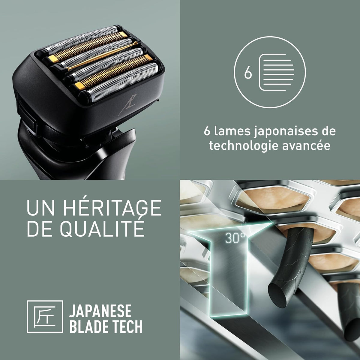 Rasoir homme Panasonic 6 lames ES LS6A K803 Noir
