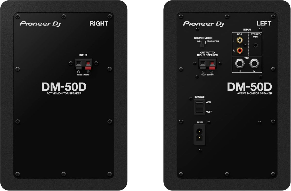Pioneer DJ DM-50D Système d'enceintes de bureau 5" noir