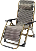 DANNMPX Chaise Longue Chaise Longue De Patio avec Oreiller Amovible, Appuie-tête, Transat Soleil, Inclinable pour Extérieur, Cour Intérieure, Camping Pliante Relaxation