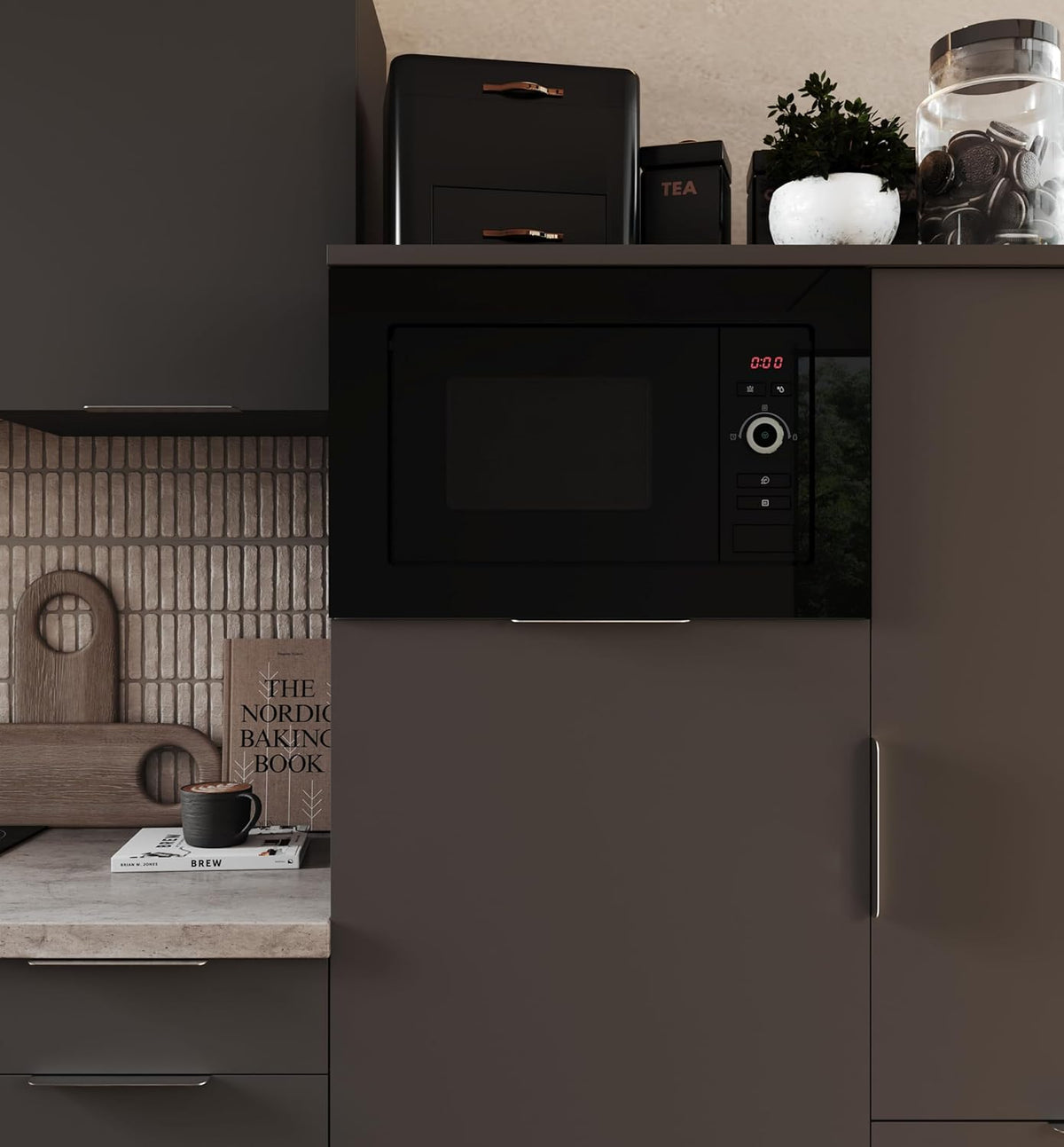respekta Four à micro-ondes encastrable MW 800G 800W