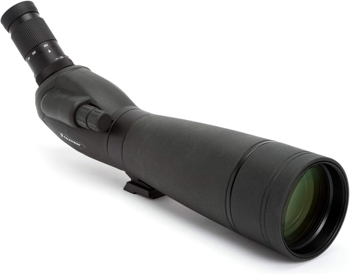 Celestron 52332 TrailSeeker 80mm Angled Spotting Scope Telescope, Black