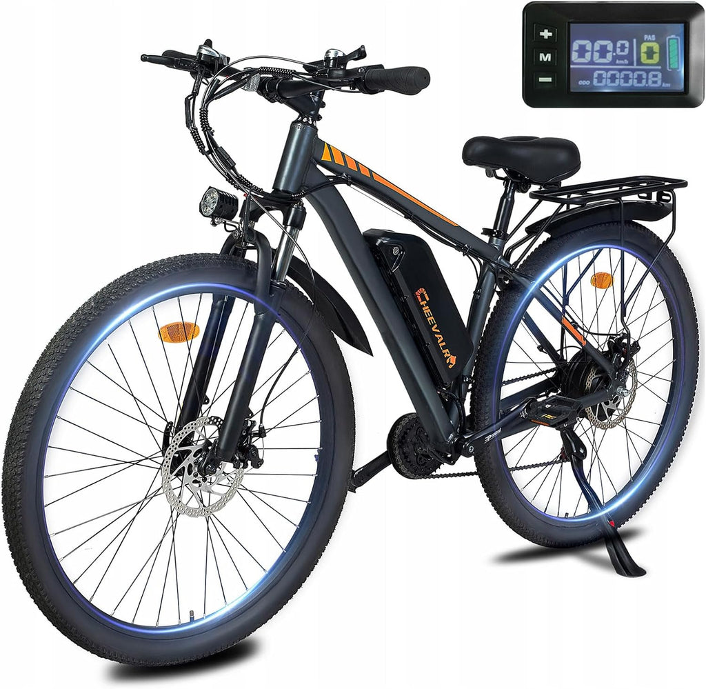 TIGUOWISH Cheevalry Vélo Électrique Homme - VTT Électrique Adulte Batterie Amovible 48V - Moteur sans Balais - Pneus 29 Pouces - Autonomie 40-50km