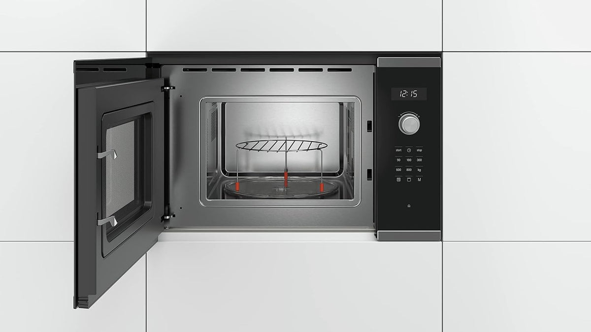 Bosch BEL524MS0 Série 6 - Micro-ondes intégrable, 60 x 38 cm, 20 litres, Blanc