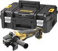 Meuleuse d'angle Brushless XR 18V 125mm, à interrupteur à palette, avec poignée latérale et coffret TSTAK, livré sans batterie, DCG406NT-XJ