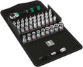 Wera 05003755001 8100 SA All-in Jeu cliquet Zyklop Speed, à carré 1/4“, avec fonction de retenue, métrique, 42 pièces