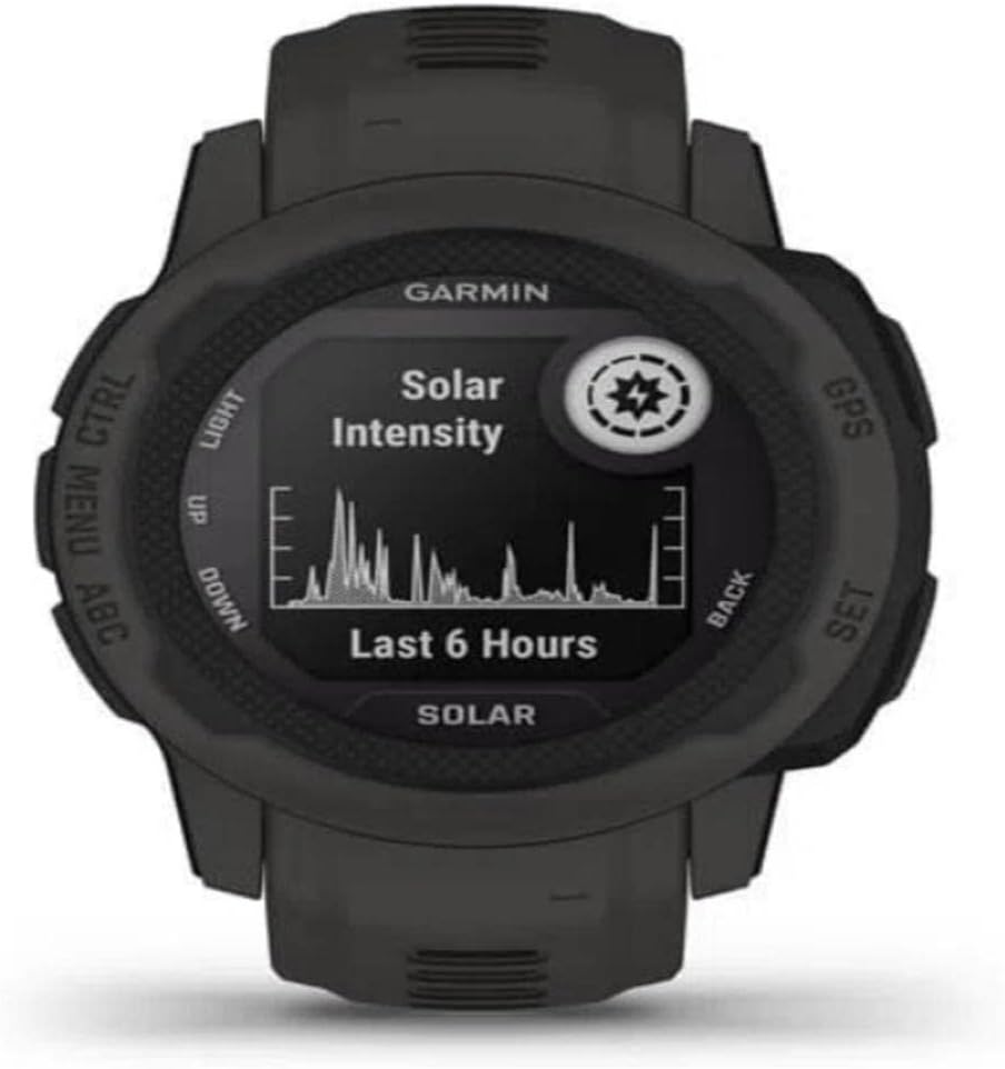 Instinct 2s, Solar Graphite - Montre GPS Solaire Robuste et connectée - Boîtier 40 mm
