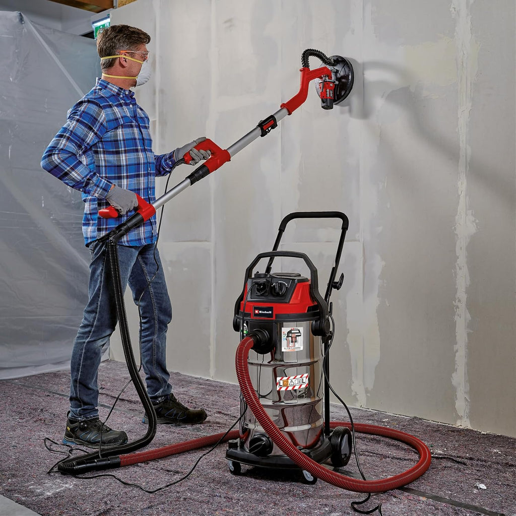 Einhell Aspirateur eaux et poussières Te-VC 2340 SACL (1 500 W, 225 mbar, Rayon d’Action 9 m, Filtre à Plis HEPA + système de Nettoyage du Filtre, cuve 40 l, Classe L, Prise asservie 1 900 W)