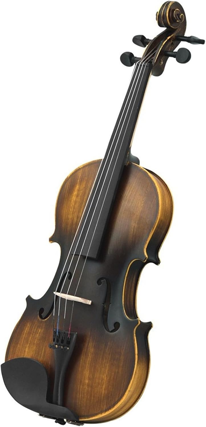 Violon En Bois Massif 4/4 Pour Débutant Et Adulte Instrument De Pratique De Jeu Mat
