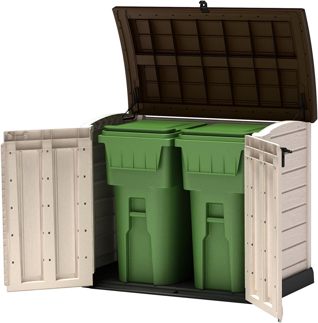 Keter M291820 Store It Arc 120 Boîte de rangement d'extérieur en résine
